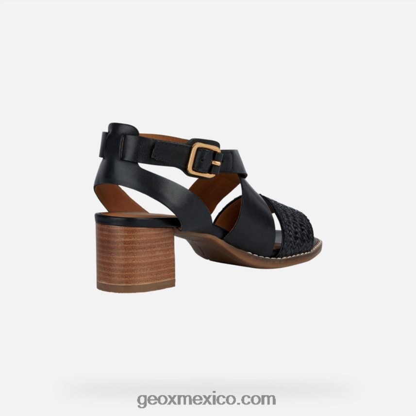 sozy mid mujer negro Geox L846PZ138