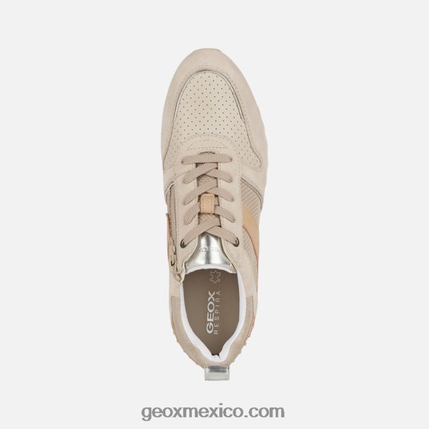 tabelya mujer beige/albaricoque Geox L846PZ415