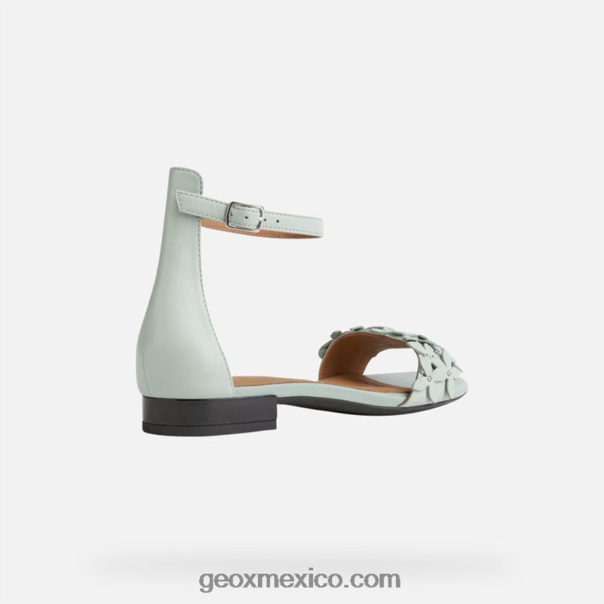 wistrey sandalo mujer menta Geox L846PZ571