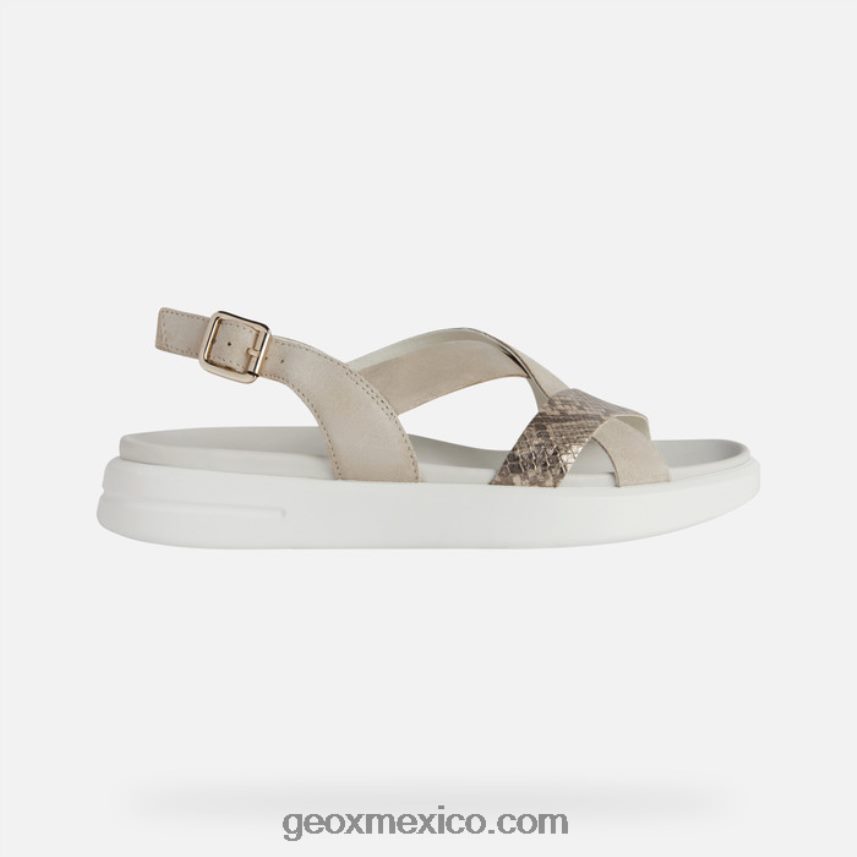 xand 2s mujer marrón claro/piel Geox L846PZ560