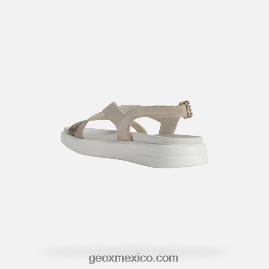 xand 2s mujer marrón claro/piel Geox L846PZ560