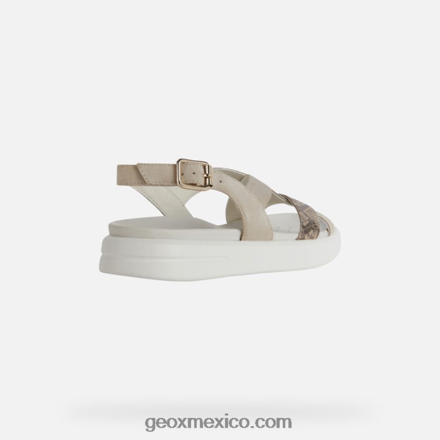 xand 2s mujer marrón claro/piel Geox L846PZ560