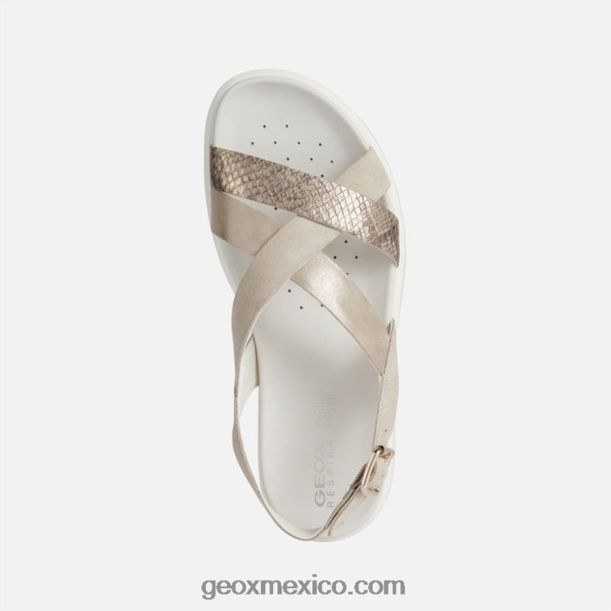 xand 2s mujer marrón claro/piel Geox L846PZ560